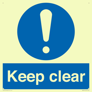 keep clear